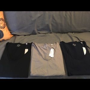 Lot of three jcrew V-neck T-shirt’s.